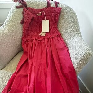 Ulla Johnson Vibrant Pink Casual Dress